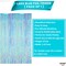 XtraLarge Blue Iridescent Streamers - 3.2x8 Feet, Blue Fringe | Mermaid Birthday Decorations, Iridescent Party Decorations | Bachelorette Party Decorations | Under The Sea Party Decorations